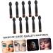 VINTORKY 10pcs Double Ended Eye Shadow Stick Makeup Sponge Applicator Lady Parts Eyeshadow Plastic Black - Buy Online on GoSupps.com