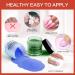 Morovan Dip Powder Nail Kit Starter - 8 Colors Dipping Powder Set for Stunning Nails | Includes Base, Top Coat, Activator, Brush Saver | No Nail Lamp Needed | Red, White, Black - Buy Online on GoSupps.com