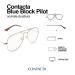 Contacta Blue Block Pilot Computer Glasses - Blue Light Protection for Men & Women with Holder - Neutral Diopters - Gray - Buy Online on GoSupps.com