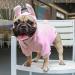 iChoue Bunny Dog Costume for Medium Dogs - Pink, Large | Cute Animal Hoodie for French Bulldog, Pug, Pitbull, Boston Terrier | Easter Christmas Halloween Pet Clothes - Buy Online on GoSupps.com