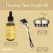 Premium Hair Growth Oil + Scalp Derma Roller & Massager | UK Brand | Rosemary, Castor, Peppermint, Ginger, Tea Tree & Lavender Oil | Hair Growth, Thickening & Loss Prevention | 30ml - Buy Online on GoSupps.com