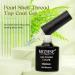 MIZHSE Pearl Top Coat Gel Nail Polish - Mermaid Glitter 2-in-1 Soak Off UV LED Gel for DIY & Salon Use (10ml - Buy Online on GoSupps.com