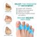 Welnove Toe Separators for Women & Men | Bunion Corrector & Hammertoe Straighteners | 5 Pairs of Toe Spacers for Yoga Practice - Buy Online on GoSupps.com