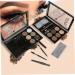 WOONEKY 1 Set Eyebrow Powder Set Eyebrow Cosmetics Accessory Natural Eyebrow Powder Abs - Buy Online on GoSupps.com