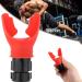Kzancn Hexeasy Breath Booster HexEasy Hex Easy Breath Booster Lung Trainer Portable Breathing Trainer for Men and Women To Improve Your Stamina & Endurance Adjustable Resistance (Red)