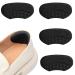 2 Pair Heel Grips Heel Cushion Pads Self Adhesive Heel Pads Shoe Size Reducer Shoes Pads for Women and Men Most Shoes Prevent Heel Slipping Out Rubbing and Blisters (Black 3MM) 3MM Black
