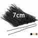 MBSOMNUS 100 pieces hair needles black 7cm bobby pins U-shaped hairpins metal with storage box for women girls women hair additives hairdressing salon wedding 100PCs black
