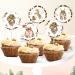 24 Pieces Cowboy Cupcake Toppers Brown Hats Scarf Boots Horseshoes Rompers Cupcake Picks My First Rodeo Western Theme Baby Shower Birthday Party Cake Decoration Supplies - Buy Online on GoSupps.com