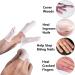 400 Count Latex Finger Cots Small Fingertip Gloves Disposable Finger Rubber Tips Protector Anti-Static Small (Pack of 400) - Buy Online on GoSupps.com