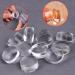 Xiaol Nail Art Stamp Transparent Silicone French Nail Stamp for DIY Nail Decoration (2.3cm) No Shift & Easy to Use - Buy Online on GoSupps.com