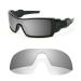 Littlebird4 1.5mm Polarized Replacement Lenses for Oakley Oil Rig Sunglasses - Multiple Options Silver Mirror