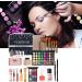 29-Piece Professional Makeup Set for Women & Girls | Foundation Concealer Eyeshadow Palette Lip Gloss & Brushes - Perfect Gift! - Buy Online on GoSupps.com