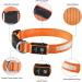 MASBRILL Adjustable Waterproof LED Dog Collar - 3 Lighting Modes for Small & Medium Dogs - Orange (S S 28-40cm) | International Shipping Available - Buy Online on GoSupps.com