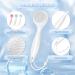 Buy NADUSEP Silicone Facial Cleansing Brush - 3 Pack Exfoliating Scrubber for Blackheads & Makeup Removal - Soft Waterproof & Skin-Friendly | International Shipping - Buy Online on GoSupps.com