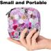 Stylish Menstruation Pad Bag with Zipper - Women s Napkin & Tampon Collective Bag | Floral Design - Buy Online on GoSupps.com