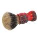 Men's Red Handle Shaving Brush - Synthetic Hair Foam Tool for Home & Salon Beard Care - Buy Online on GoSupps.com