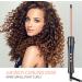 Shop Haglater Mini Lockenstab 9mm - Fast Heating Ceramic Curling Iron for Small Curls | Adjustable 80-230 | Includes Glove | International Shipping Available - Buy Online on GoSupps.com