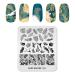 KADS Nail Art Stamping Plate - Nature Series NA043 | DIY Nail Art Decoration Tool for Stunning Designs - Buy Online on GoSupps.com