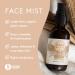 Moon Dew Botanical Face Mist - Organic Moisturizing Toner with Frankincense Lavender & Rose Water | Alcohol-Free Natural Skin Care - Buy Online on GoSupps.com