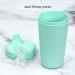 Re Play 4pk 10 oz. No Spill Sippy Cups in Sky Blue, Aqua, Navy Blue, Teal - BPA Free - Made in USA from Recycled Milk Jugs - Eco Friendly - True Blue - Buy Online on GoSupps.com