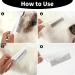 TIESOME Pet Hair Comb Tear Stain Removal 2 Pack Multifunctional Pets Grooming Comb Kit 2 in 1 Dog Combs Stainless Grooming Massage Dual-Sided Comb for Knots Crust Floating Hair Fleas(White) - Buy Online on GoSupps.com