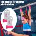 Unicorn Gymnastics Grips Set for Girls Kids - Pink Medium | 5 Pcs Hand Grips, Wristband, Sweatbands, Headband | Athletic Gloves with Drawstring Bags - Ideal Party Favors - Buy Online on GoSupps.com