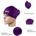 IPOW Swimming Cap for Long Hair - Purple Bathing Hat for Kids Girls & Youth | International Shipping Available - Buy Online on GoSupps.com