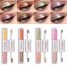 evpct 8 Colors Liquid Glitter Shimmer Metallic Eyeshadow Set Sparkly Glitter Sparkle Colorful Liquid Eyeliner Set delineador pupilentes de ojos contra el agua sombras colores para ojos con brillo 02 1 Count (Pack of 1) 8...