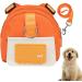 Zonewd Dog Hiking Backpack | Waterproof School Bag for Puppies | Double D-Ring Design for Samoyede & Golden Retriever - Orange - Buy Online on GoSupps.com