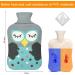 Olivialiving 2L Hot Water Bottle for Pain Relief | Heating & Cooling with Cartoon Owl Knitting Cover - Best Heat Cold Therapy - Buy Online on GoSupps.com