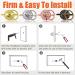 Tanstic 150Pcs Metal Brad Fasteners with Pull Rings - DIY Craft Decoration - Buy Online on GoSupps.com