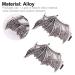 FRCOLOR Gothic Metal Bat Wings Hair Clip 2pcs for Halloween Party Costume - Silver - Buy Online on GoSupps.com