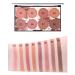 8 Color Blush Palette: Contour, Highlight, Matte, Shimmer - With Blush Brush - Buy Online on GoSupps.com