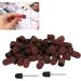 Nail Sanding Drill Bit Nail Sanding Heads Nail Grinding Heads 120# Grit Nail Art Sanding Caps Manicure Polishing Grinding Bands Nail Drill Bits Set with Shaft - Buy Online on GoSupps.com