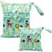 Egurs Wetbag Diaper Bag for On-the-Go - Large & Medium Zoo Green - Ideal for International Shipping - Buy Online on GoSupps.com