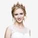 Minkissy Gemstone Crown Tiara - Red Crystal Rhinestone Queen Princess Pageant Hair Accessory for Wedding Party - Buy Online on GoSupps.com
