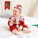Forthcan Baby Christmas Knitted Sweater Romper Jumpsuit | Newborn Boys Girls Onesies Outfits 3-6 Months | Red-Reindeer - Buy Online on GoSupps.com