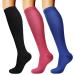 DRESHOW Compression Socks for Women & Men Compression Socks for Sports Running Air Travel Cycling 3 Pack 19-3 L-XL
