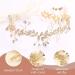 Gold Crystal Rhinestone Flower Girl Headpiece | Wedding Hair Accessories - Buy Online on GoSupps.com