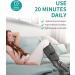 Nekteck Leg Massager with Air Compression for Circulation & Relaxation | Foot & Calf Massage Machine | 2 Modes 3 Intensities | Adjustable Leg Wraps for Home & Office - Buy Online on GoSupps.com