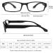 Yuluki 5 Pack Reading Glasses - Blue Light Blocking Visual Aid for Men & Women - Slightly Rectangle with Spring Hinge - 4.0x Strength - Buy Online on GoSupps.com