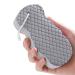 Vrsgs Super Soft Exfoliating Bath Sponge Exfoliating Body Sponge Skin Exfoliating Shower Sponge Magic Exfoliating Sponge for Adult Baby (Gray 1 PC) Gray 1 Count (Pack of 1)