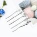 14 Pack Vintage Retro Chinese Japanese Silver Hair Sticks Pins Picks - Decorative Hair Accessories for Women - Buy Online on GoSupps.com