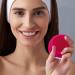 Anulely Face Cleansing Brush Electric Facial Brush Delicate Silicone Face Wash Brush Waterproof Face Cleansing Brush for Effective Face Cleansing Pink/Red - Buy Online on GoSupps.com