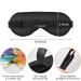 Haskirky Light Blocking Eye Mask - Adjustable Breathable Travel Mask for Deep Sleep - Men & Women - Office Yoga Meditation Mask - Watercolor Bird Design - Buy Online on GoSupps.com