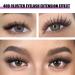 KISSXIAOYA Cluster Eyelashes Extensions 240pcs 12mm 40D 0.07D Curl | Natural False Individual Lashes for DIY Eyelash Extension - Buy Online on GoSupps.com