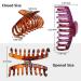 Fitiefun Big Hair Claw Clips 4 Inch - Nonslip Large Hair Claw Clip for Women and Girls - 6 Color Strong Hold Hair Clips - Perfect for Thick and Thin Hair - Buy Online on GoSupps.com