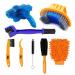 8PCS Bike/Bicycle Cleaning Tool Kit- Bike Cleaning Brush,Bike Chain Cleaner,Mountain Bike Maintenance Tool,Suitable for Mountain, Road, City, Hybrid,BMX Bike,Folding Bike