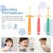 FOYTOKI Kids Toothbrush Set - 3 Pack Children's Tooth Cleaning Brushes for Optimal Oral Care - Buy Online on GoSupps.com