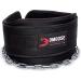 DMOOSE DIP Belt with Chain - Heavy Duty Steel Weightlifting Belt for Comfort Fit & Maximum Performance | Double Stitching | Universal Schwarz - Buy Online on GoSupps.com